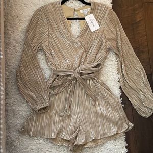 Gold romper